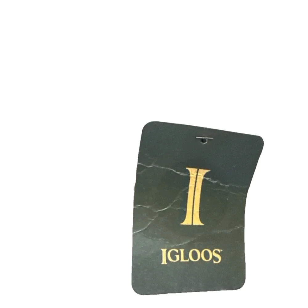 IGLOO Winter Hat Knit Ski Snowboard‎ Ear Cover Polyester Black New T3